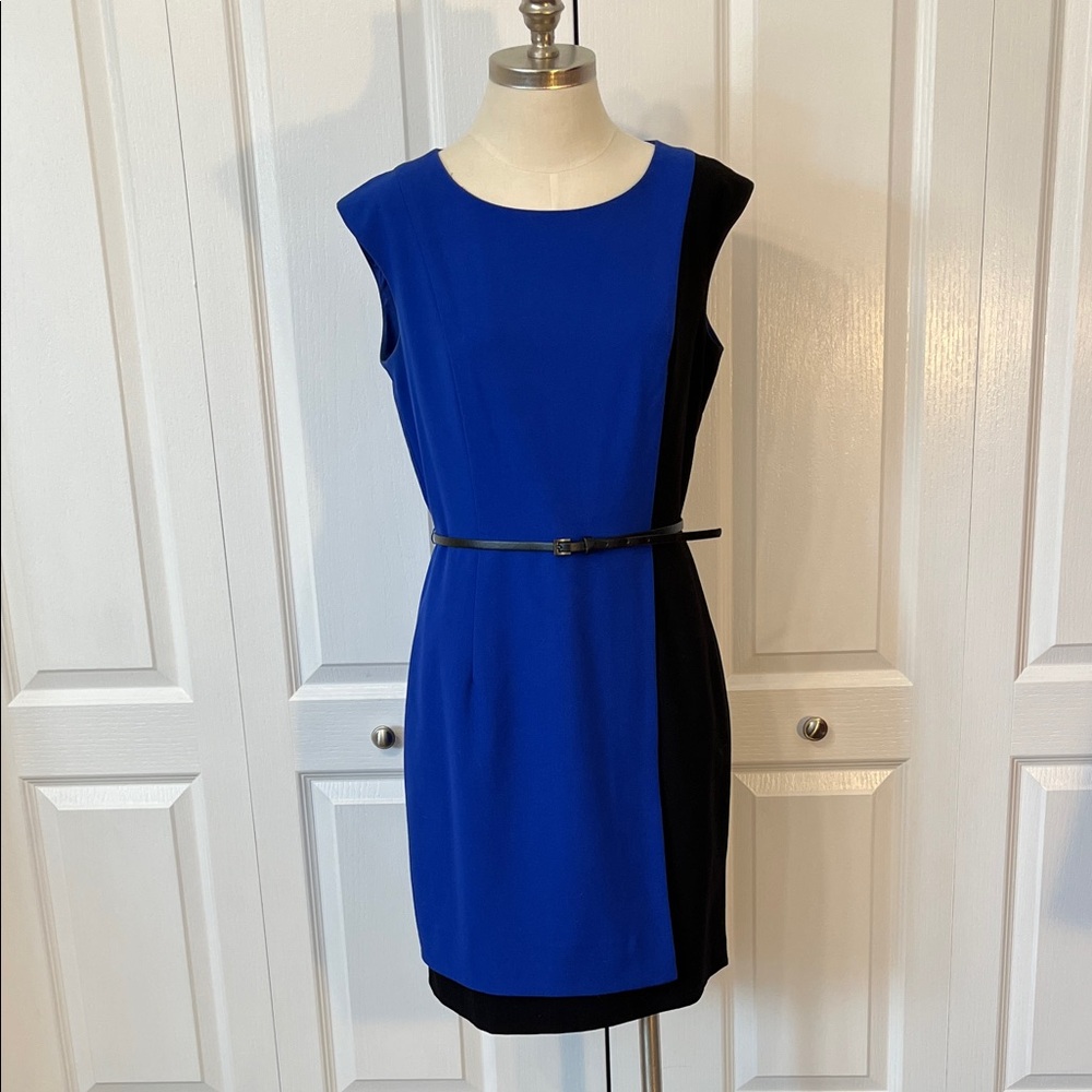 Calvin Klein colour block dress